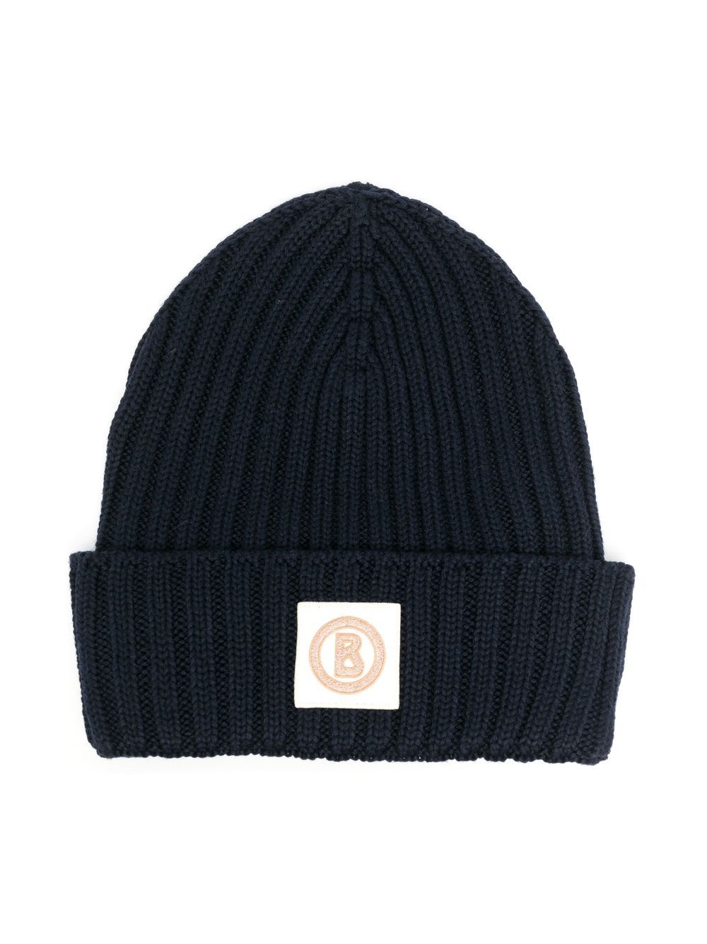 Bogner Logo-patch Knit Beanie In 蓝色