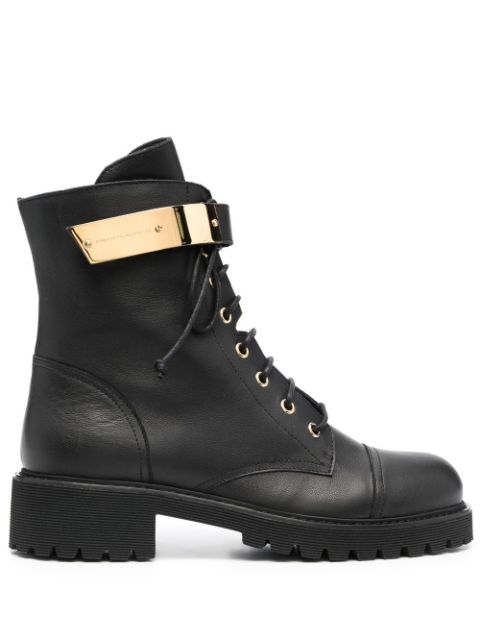 Giuseppe Zanotti - lace-up combat boots