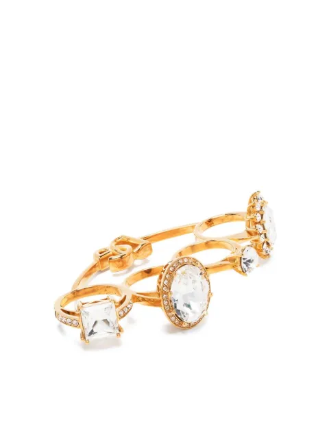 Dolce & Gabbana anillo Knucklebuster con detalles de cristal 