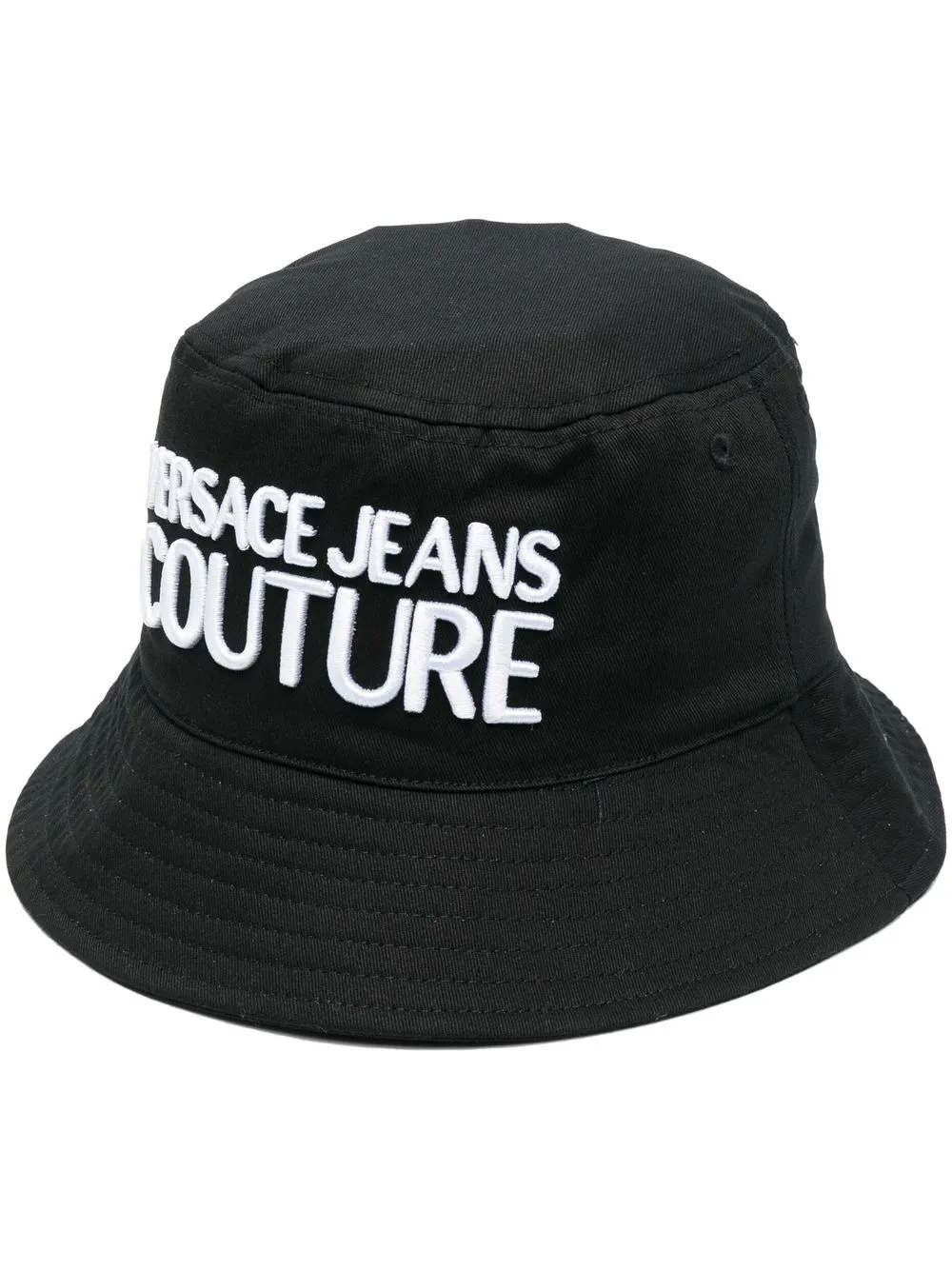 

Versace Jeans Couture embroidered-logo bucket hat - Black