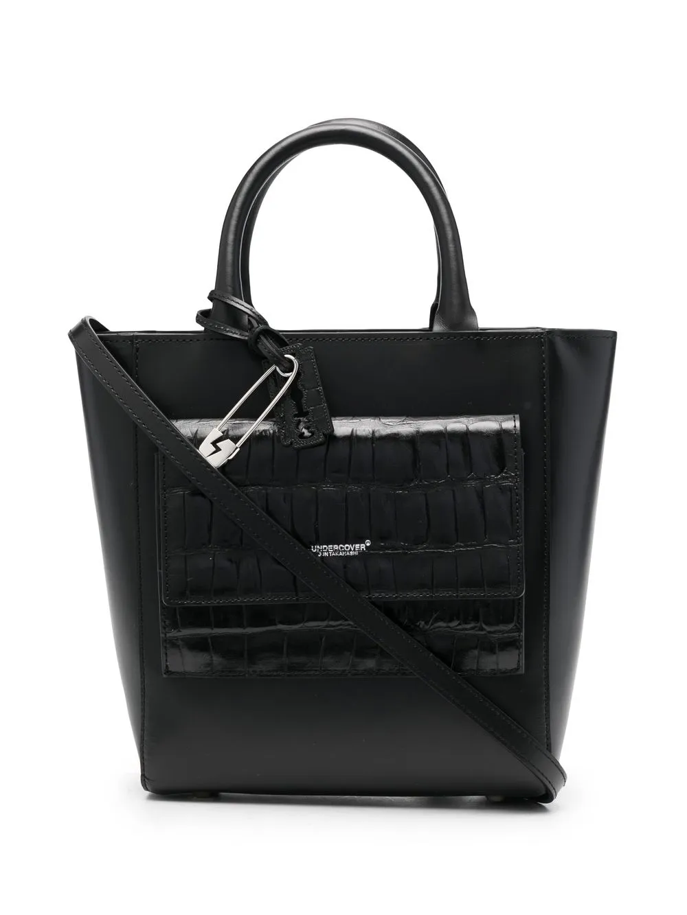 

Undercover tote con asa en el tope - Negro