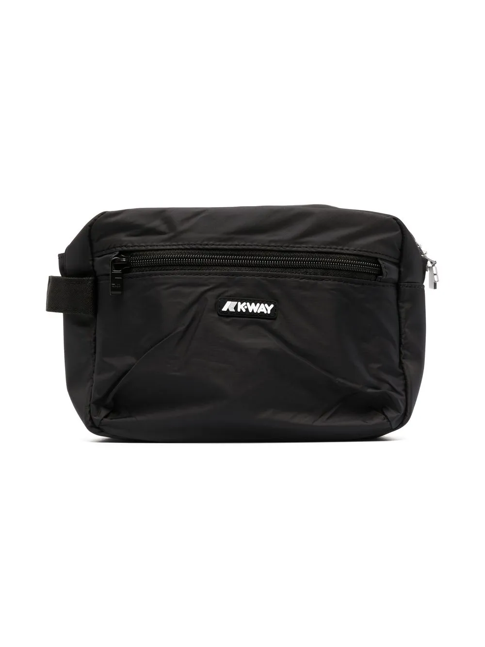 

K Way Kids cangurera con parche del logo - Negro