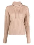 ERES Cajole drawstring roll-neck jumper - Neutrals