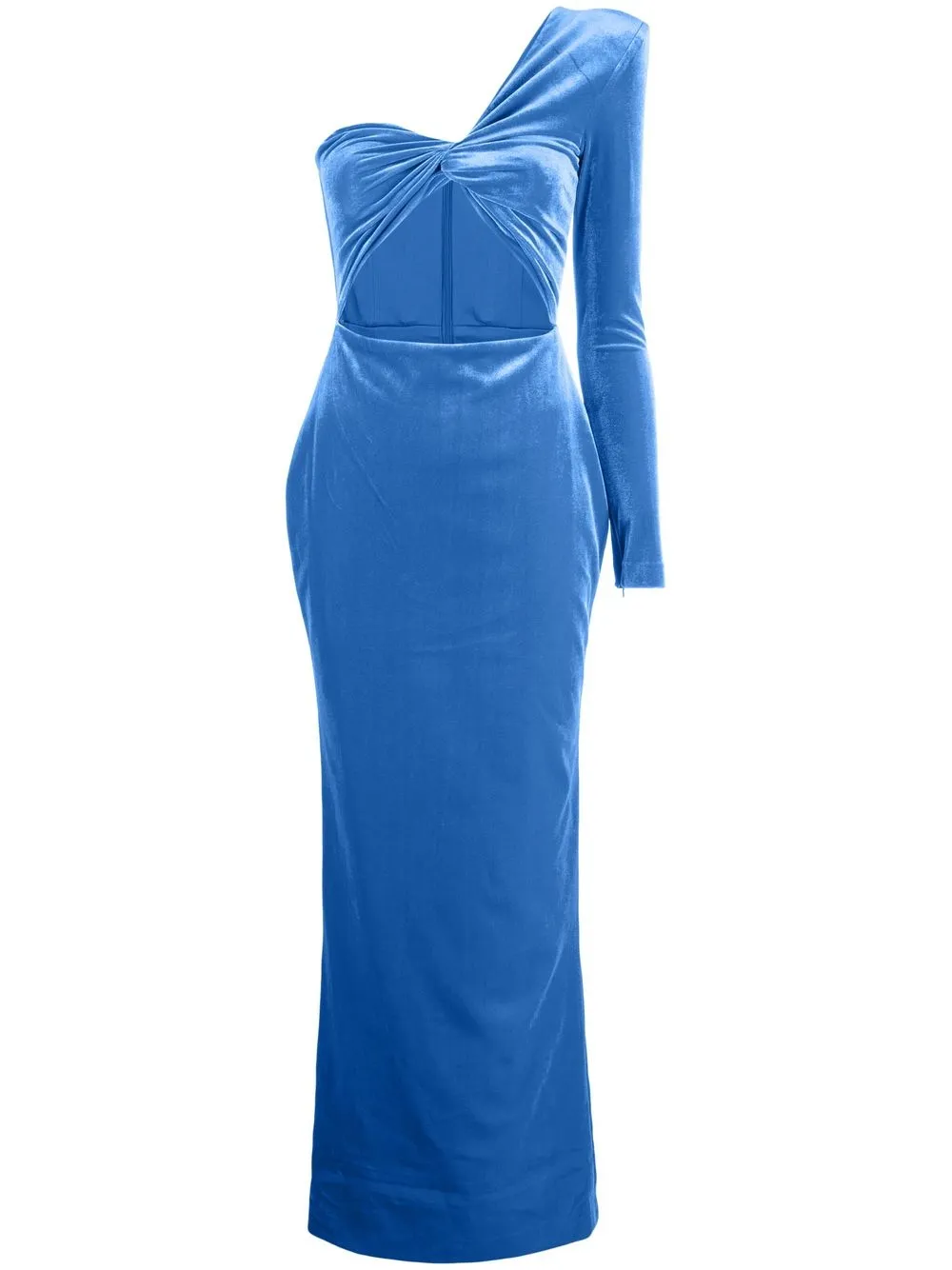 

Alex Perry vestido con un hombro descubierto - Azul