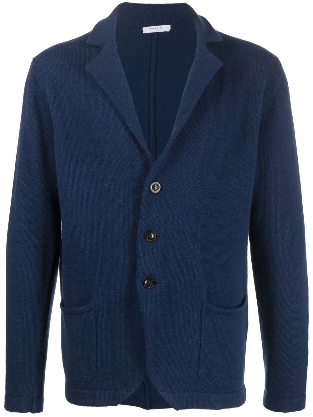 

Boglioli felted single-breasted blazer - Blue