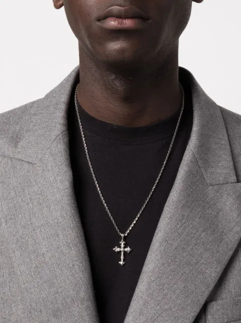 Emanuele Bicocchi Fleury cross-pendant necklace