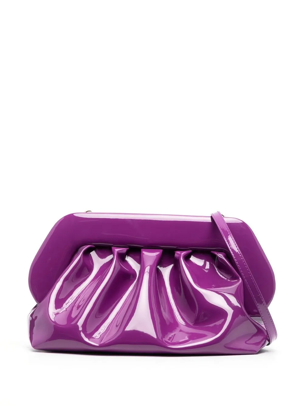 

Themoirè Gea patent clutch bag - Purple