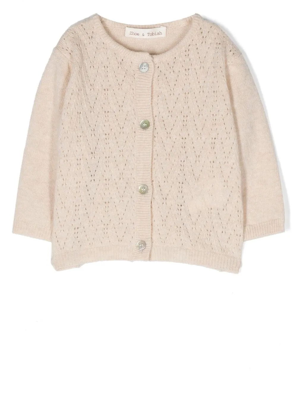 

Zhoe & Tobiah buttoned-up knitted cardigan - Neutrals