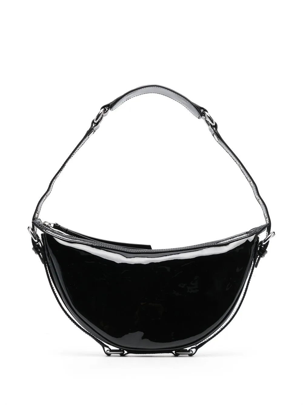 

BY FAR bolsa de hombro brillante - Negro