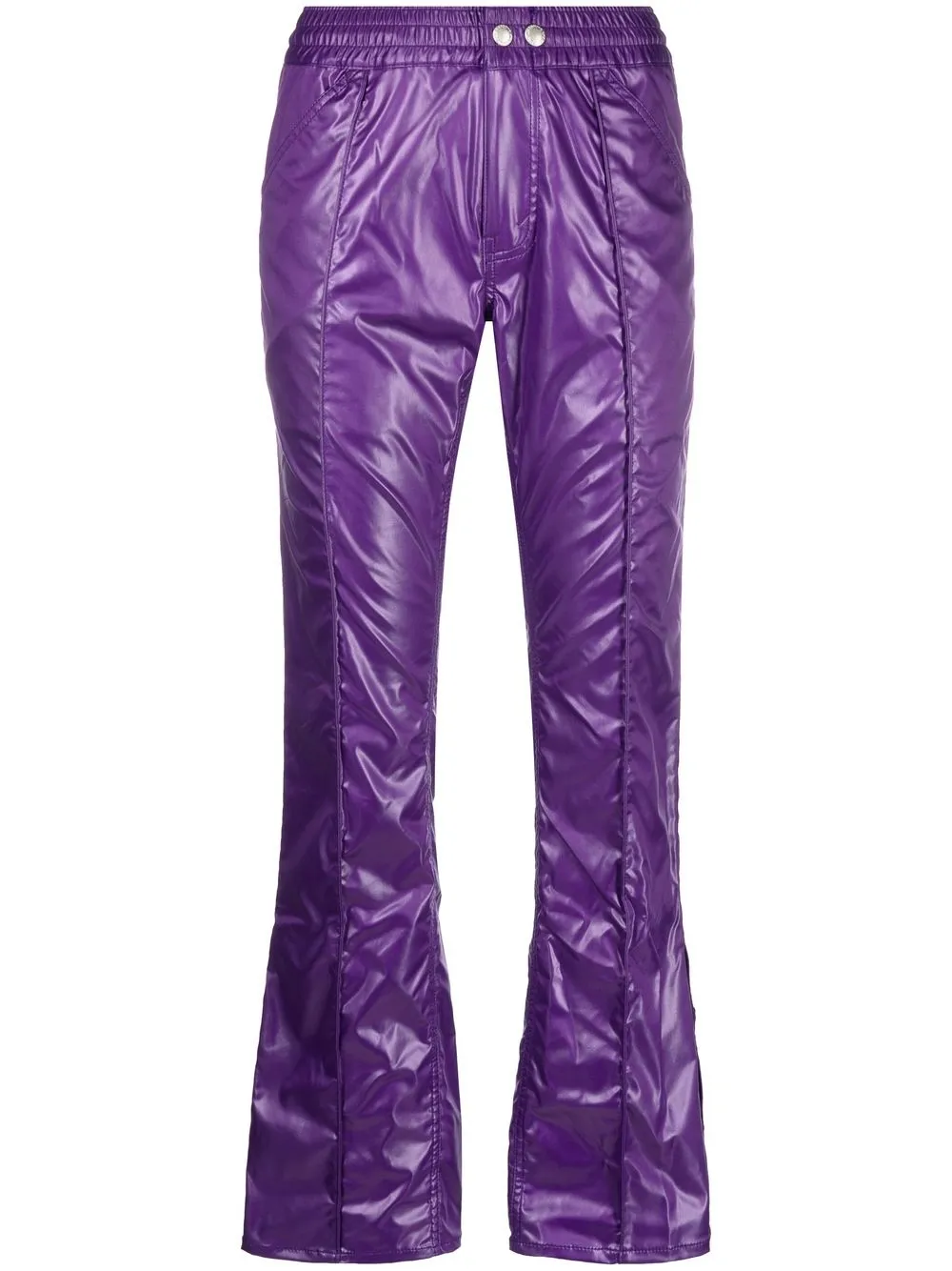 

Junya Watanabe press-stud detail trousers - Purple