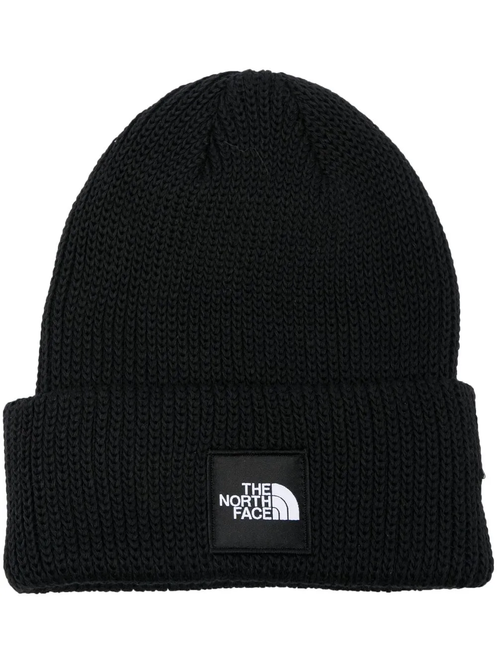 

The North Face gorro tejido con parche del logo - Negro