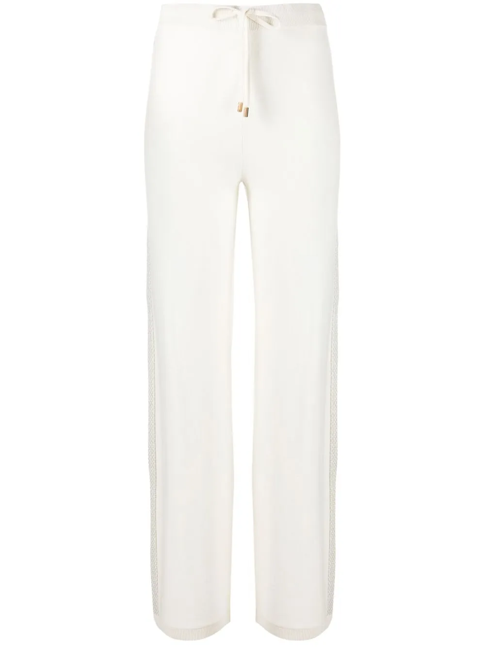 

Peserico pants ajustados con tiro alto - Blanco