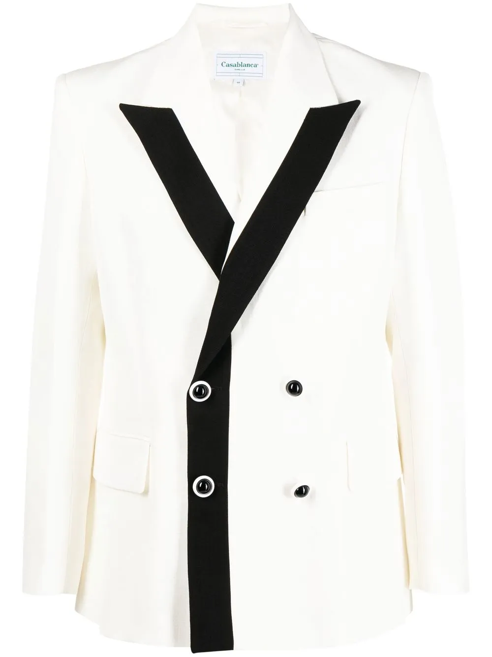 

Casablanca double-breasted suit jacket - OFF WHITE