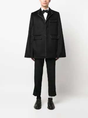 トムブラウン。ブラックチェスターコート BLACK FLEECE - 定価30万希少☆BLACK FLEECE THOM BROWNE