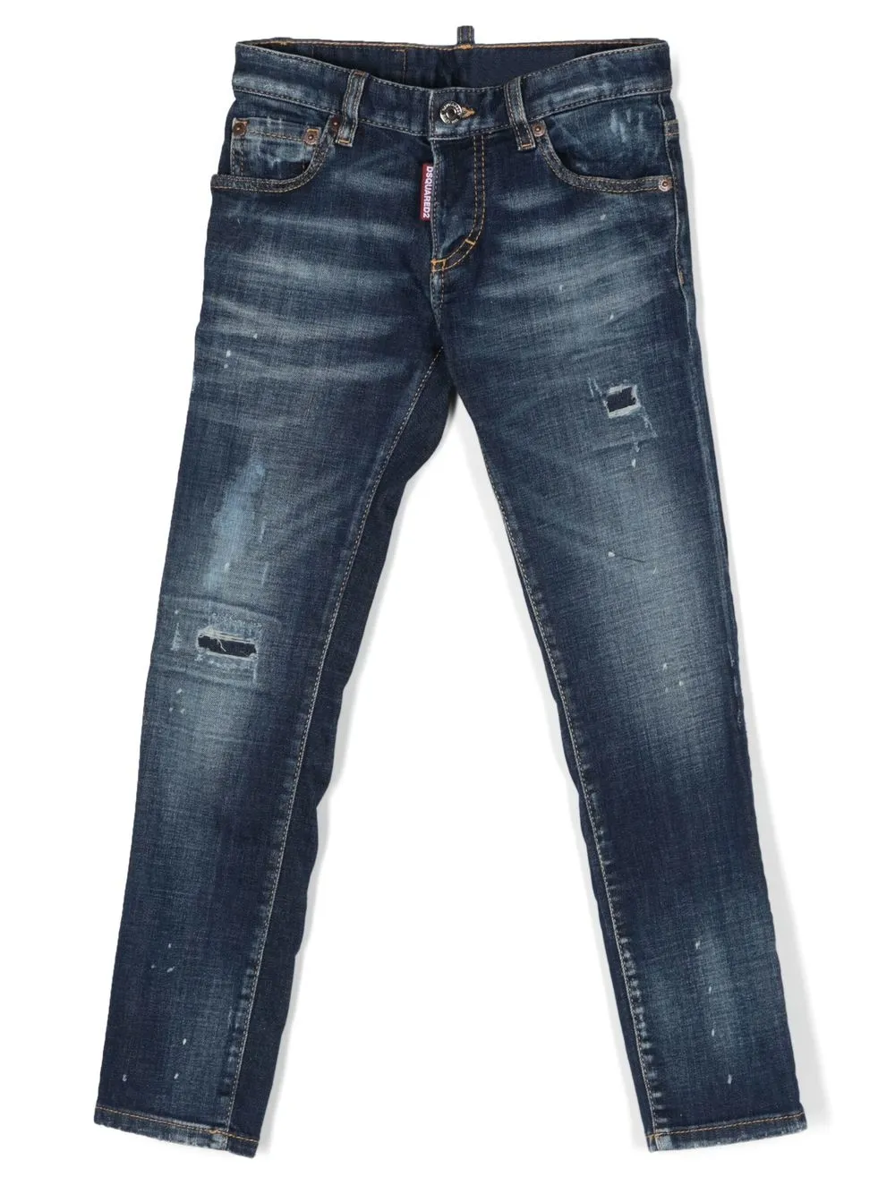 

Dsquared2 Kids distressed effect denim jeans - Blue