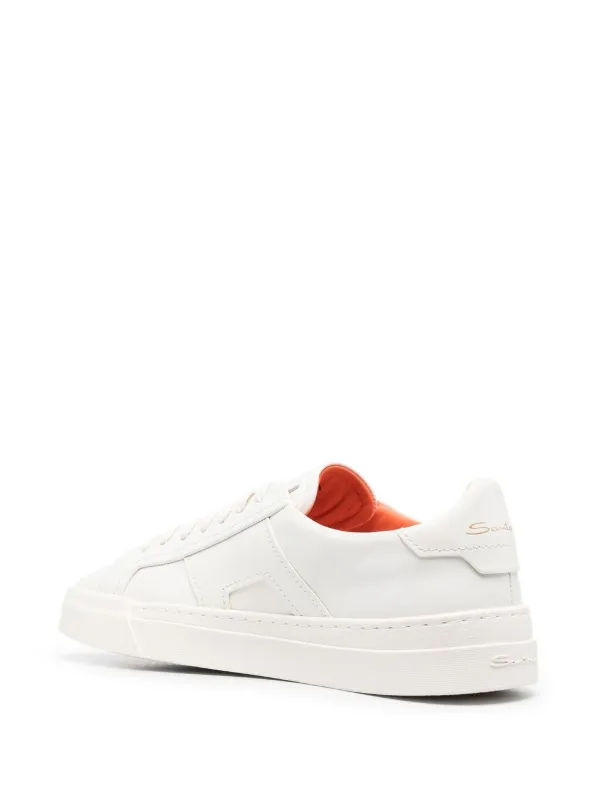 Santoni white sneakers shop