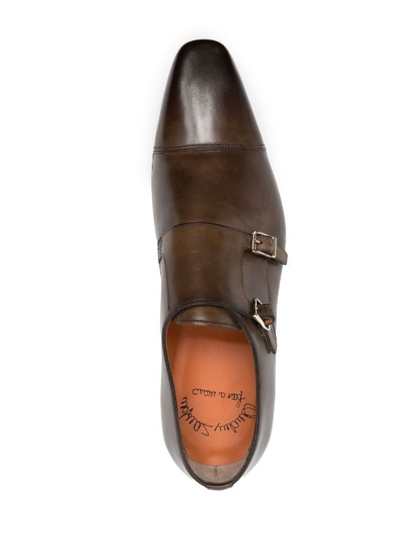 Santoni outlet double monk