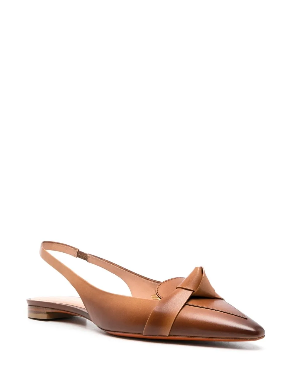 Santoni Slingback ballerina's - Bruin
