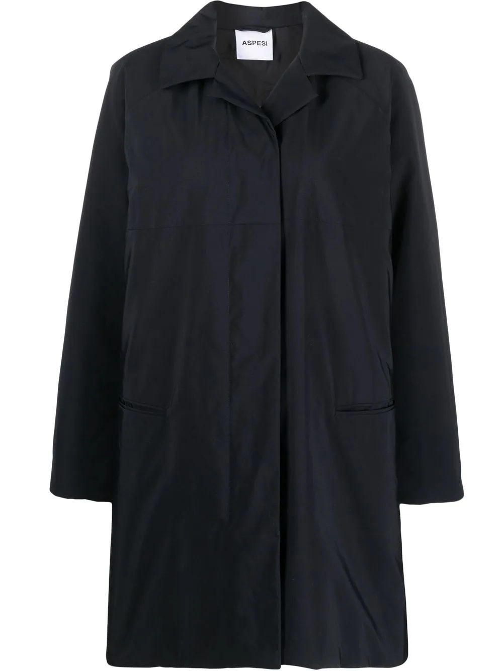 

ASPESI concealed-front fastening coat - Blue