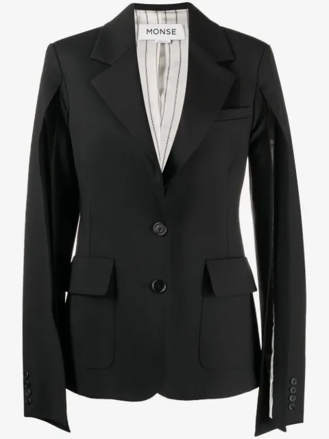 Monse arm-slit wool-blend blazer