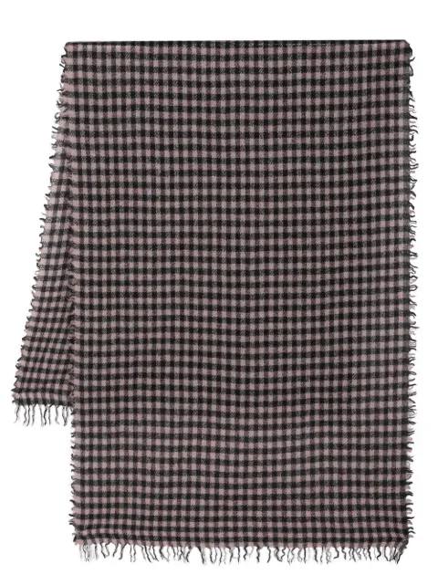 Faliero Sarti check-print scarf 