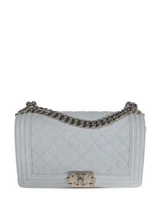 ⭐︎希少⭐︎Chanel スポーツ タンクトップ ホワイト グレー CHANEL Pre-Owned ボーイ シャネル ショルダーバッグ M | ブルー