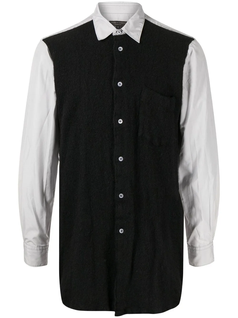 

Comme Des Garçons Homme Plus paneled long-sleeve shirt - Black