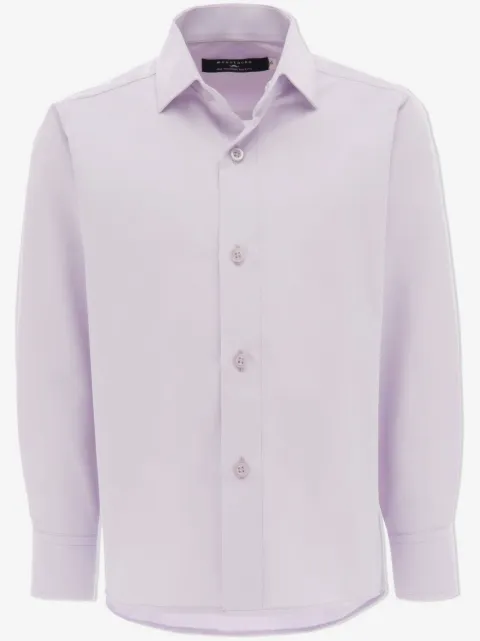 Moustache solid-color dress shirt