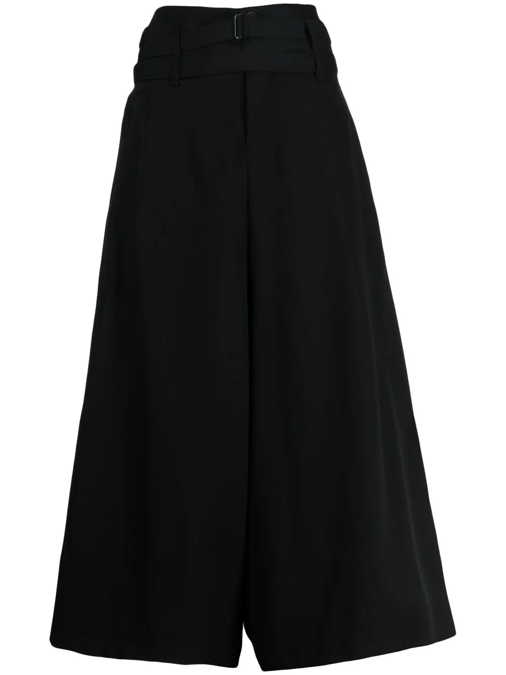 

Yohji Yamamoto pantalones anchos - Negro