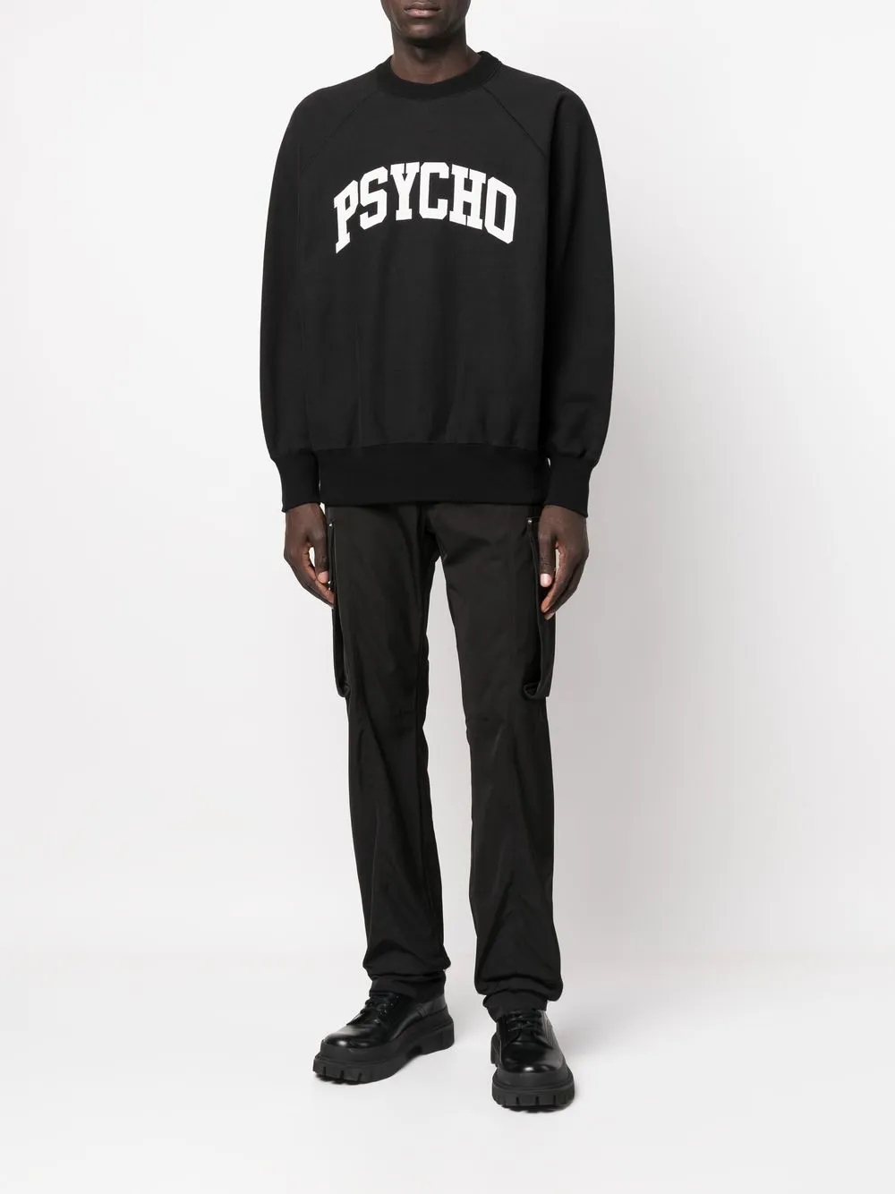 Undercover x Psycho sweater met applicatie - Zwart