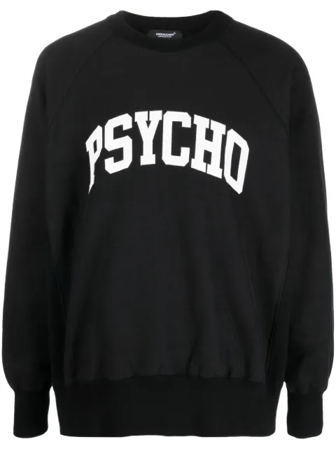 Undercover x Psycho appliqué crew-neck sweatshirt