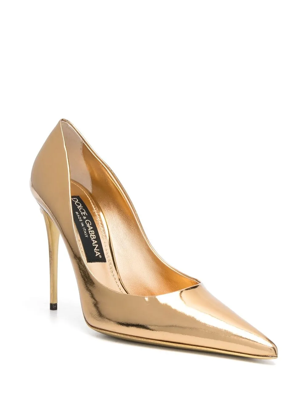 Dolce & Gabbana Pumps met puntige neus - Goud