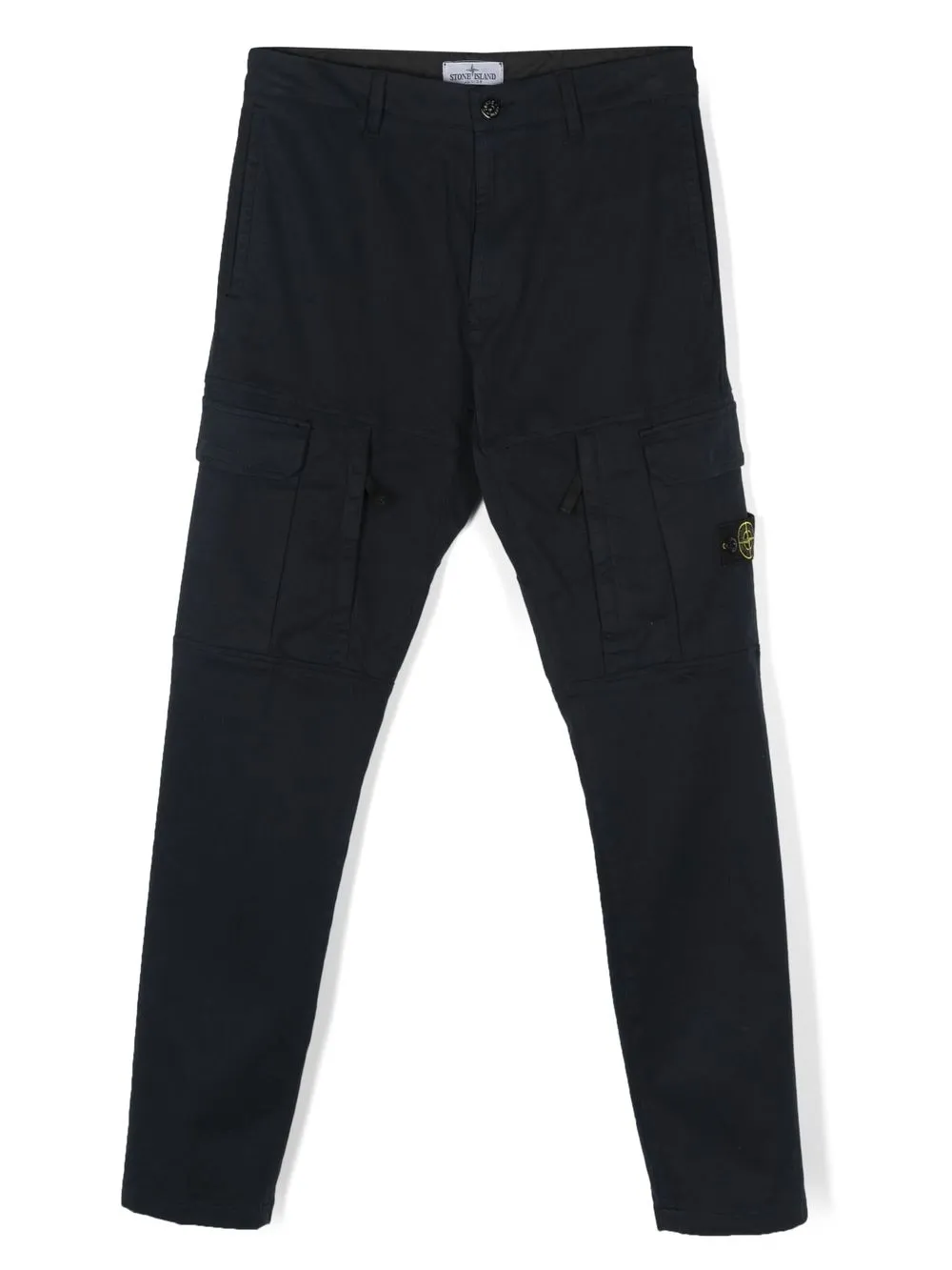 

Stone Island Junior pantalones cargo con parche Compass - Azul