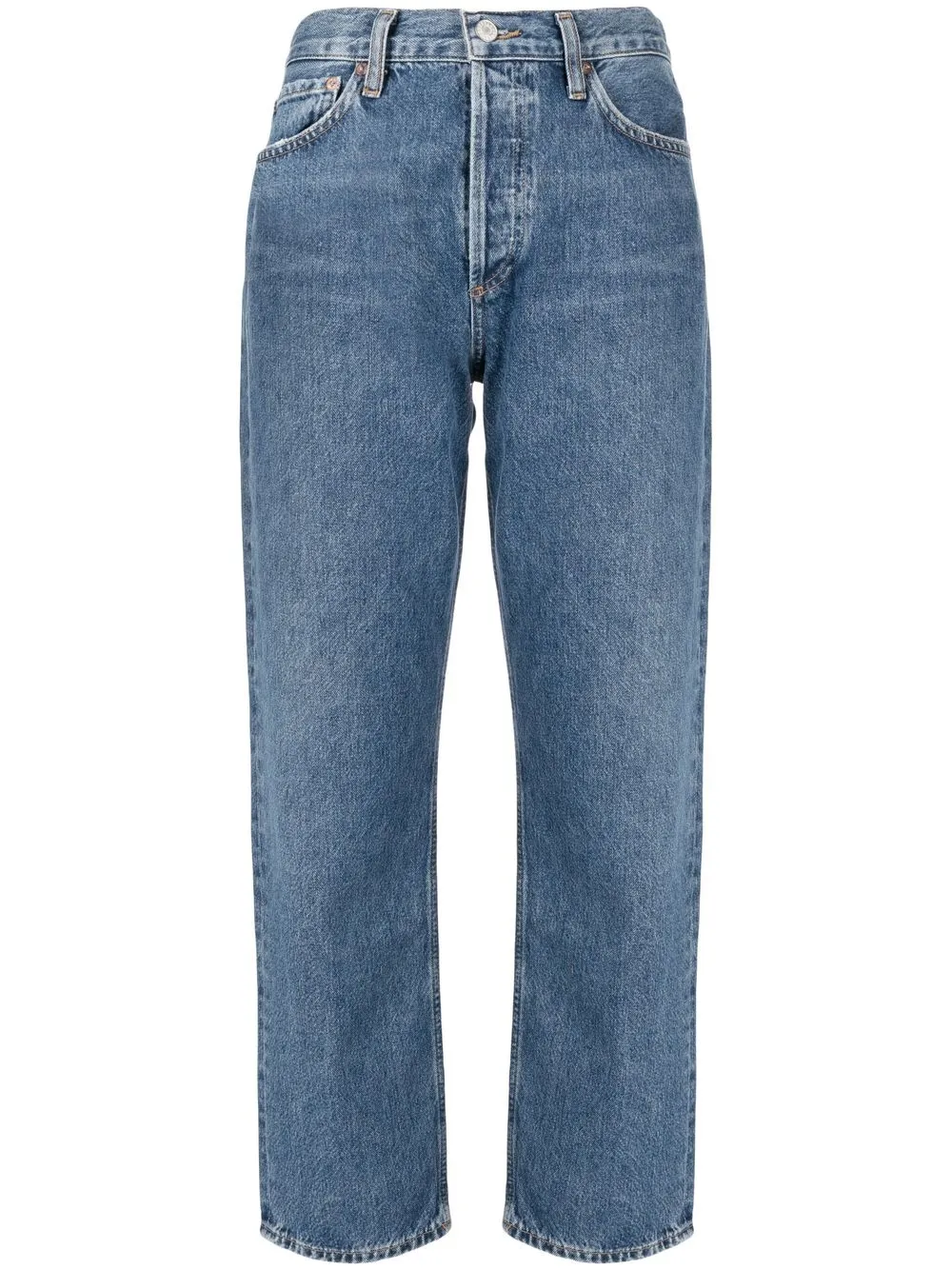 

AGOLDE high-rise straight-leg jeans - Blue