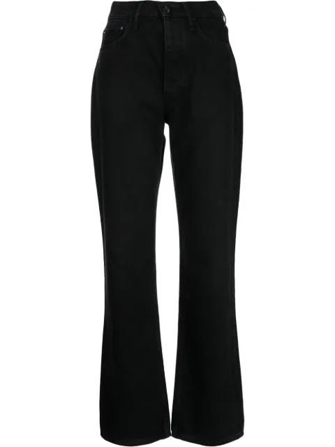 rag & bone jeans bootcut con tiro alto