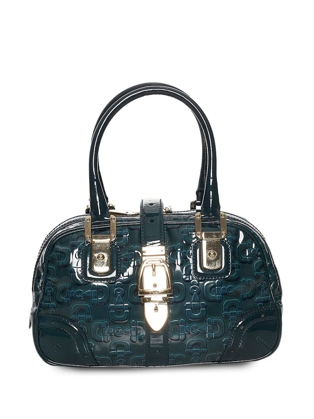 

Gucci Pre-Owned bolsa con asa superior y motivo Horsebit - Verde