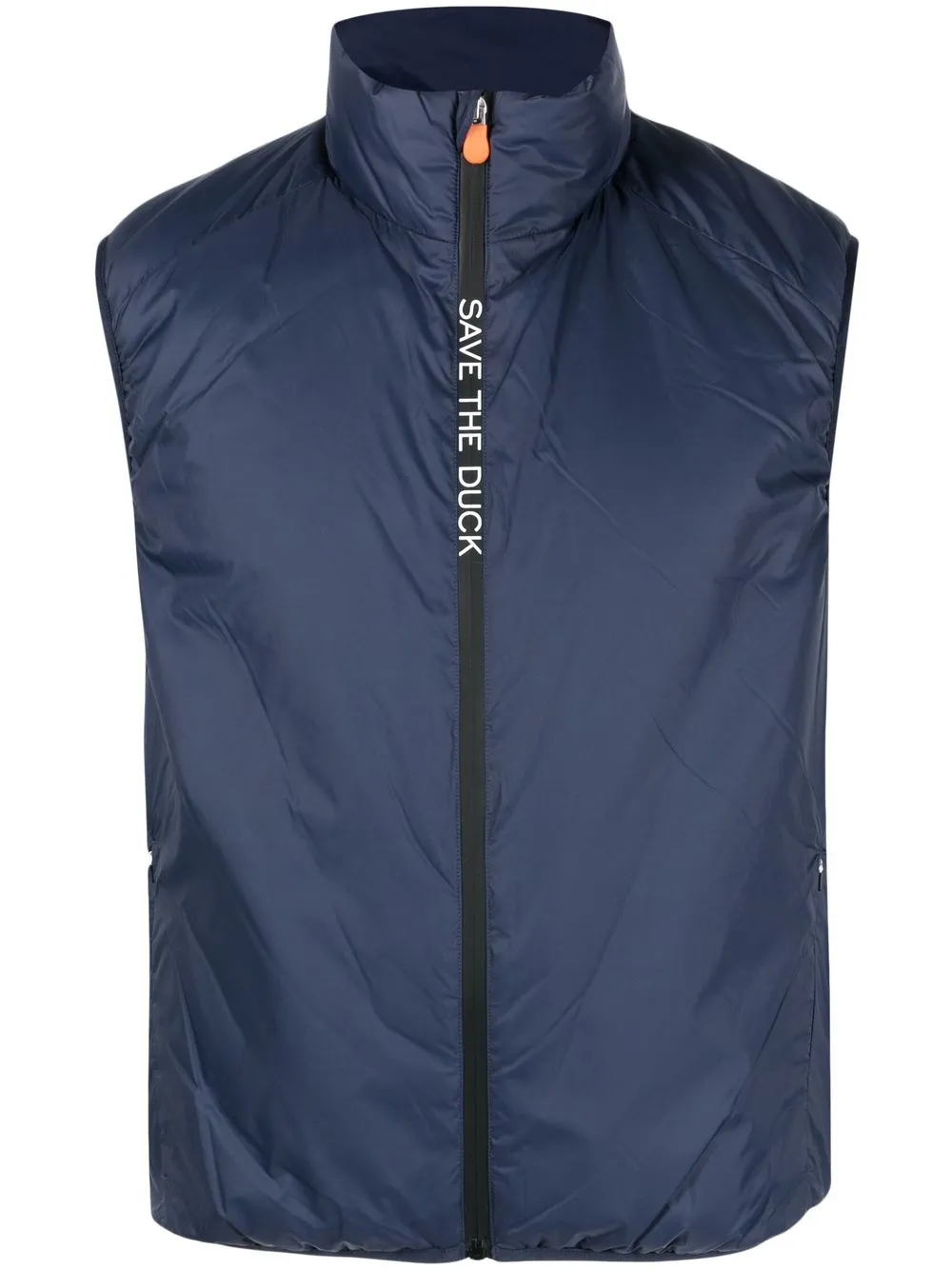 

Save The Duck zip-up padded jacket - Blue