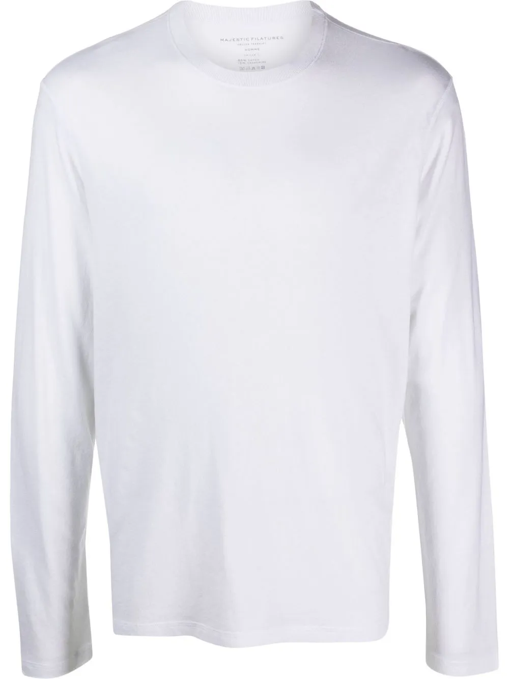 

Majestic Filatures camisa de manga larga - Blanco