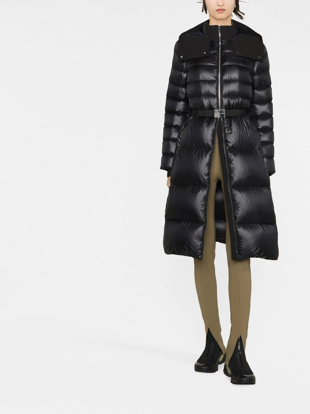 farfetch.com | Contrast-Hood Puffer Coat