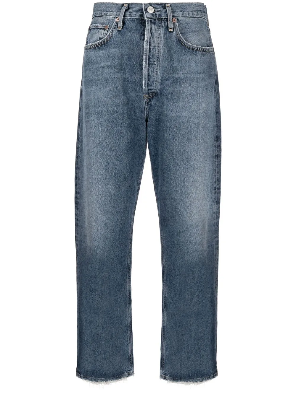 

AGOLDE high-rise straight-leg jeans - Blue