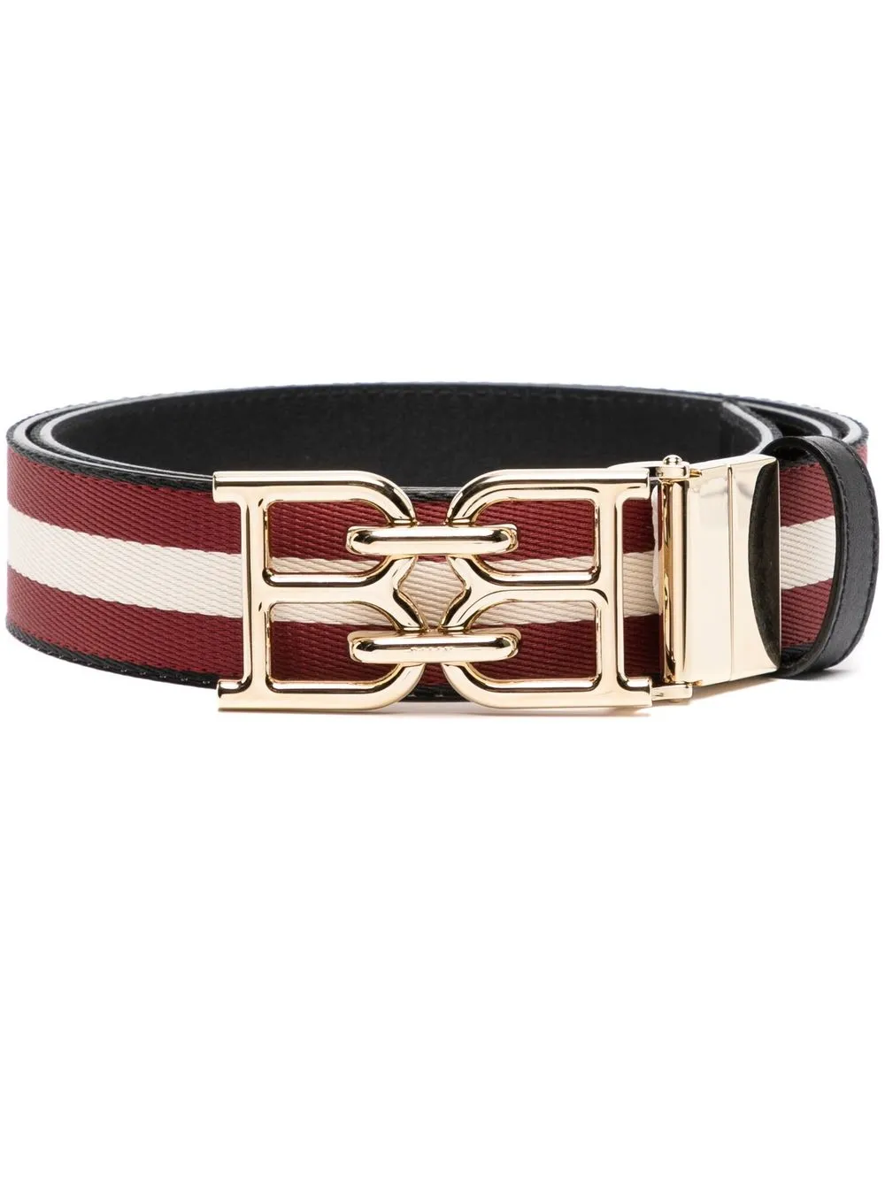 

Bally buckle-fastening two-tone belt - Red