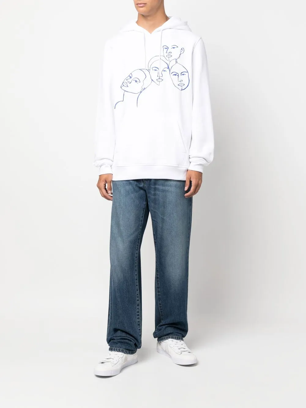 Encrè. graphic-print drawstring hoodie | Hoodies | Image 2