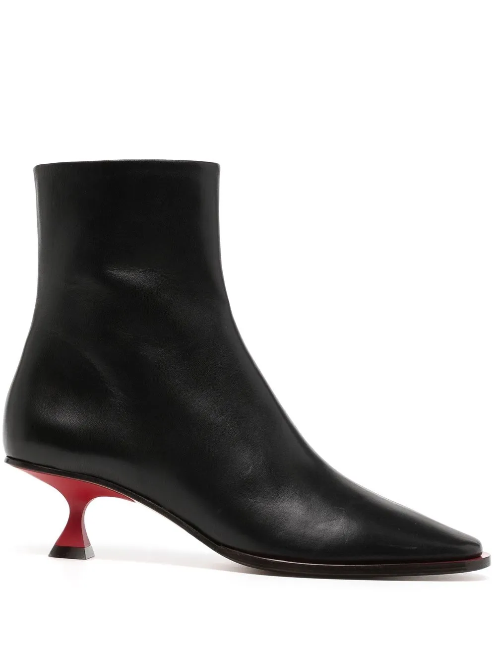 

Mansur Gavriel kitten heel leather ankle boots - Black