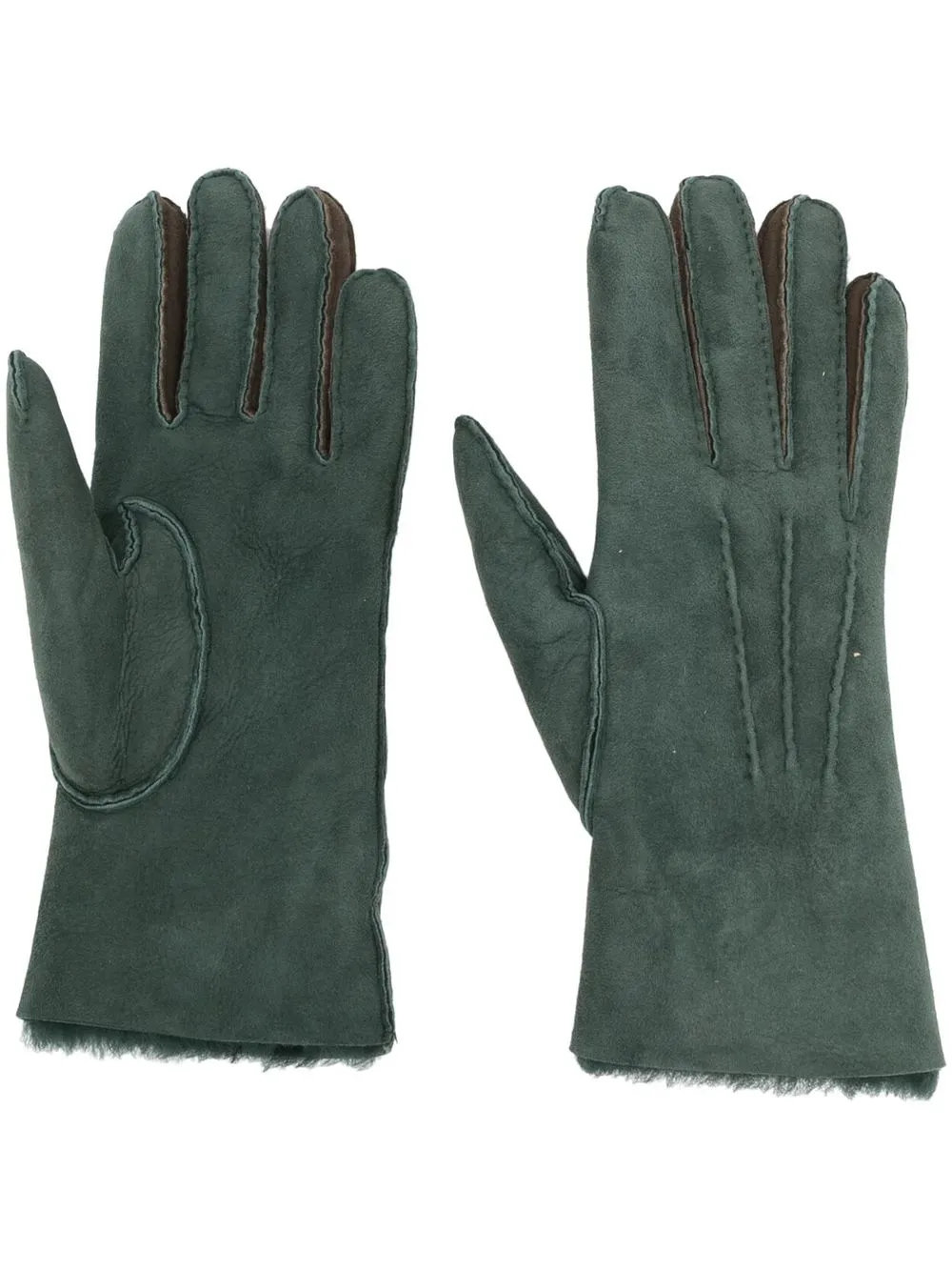 

Paul Smith guantes con forro - Verde