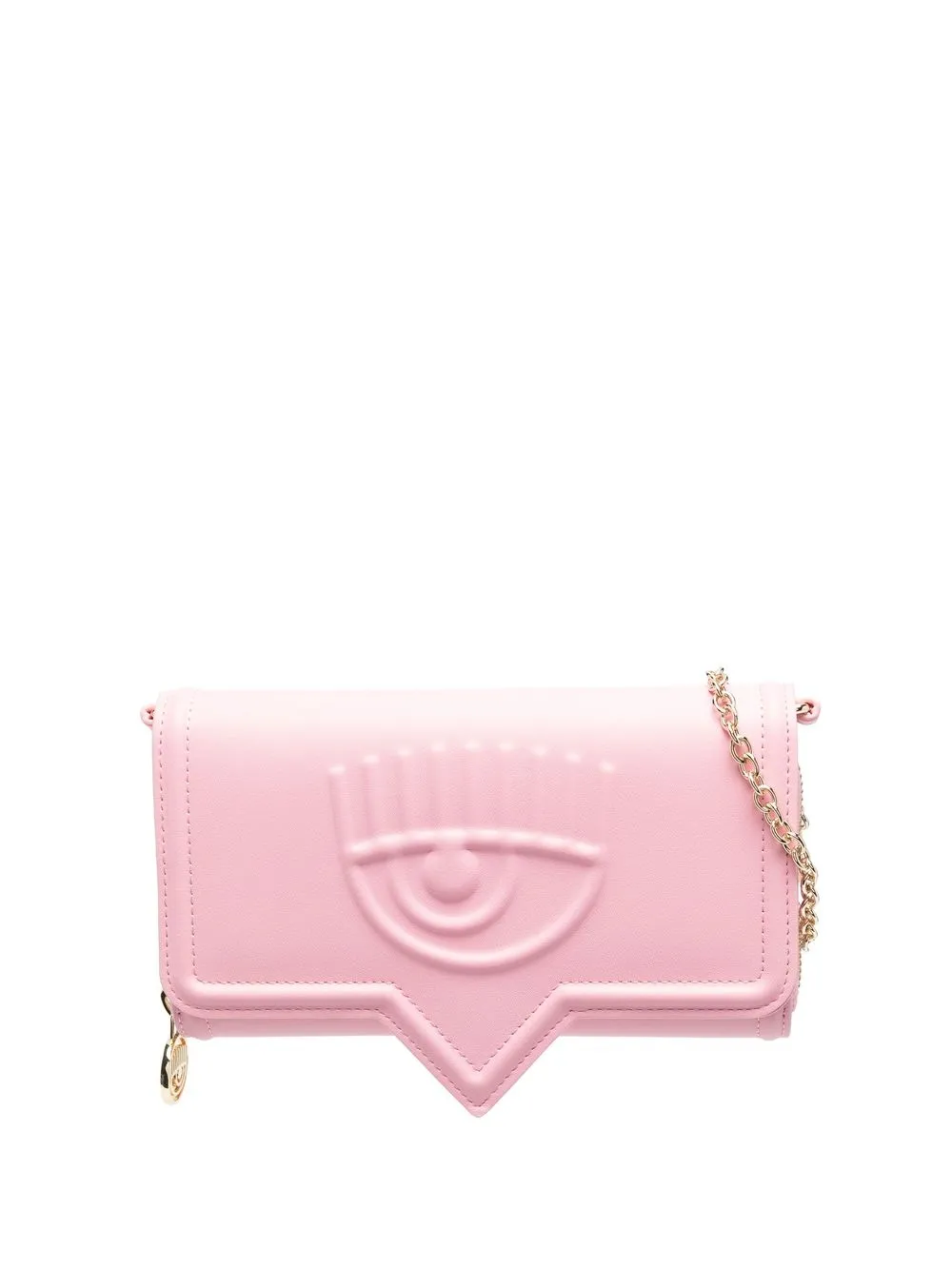 

Chiara Ferragni debossed-logo crossbody bag - Pink