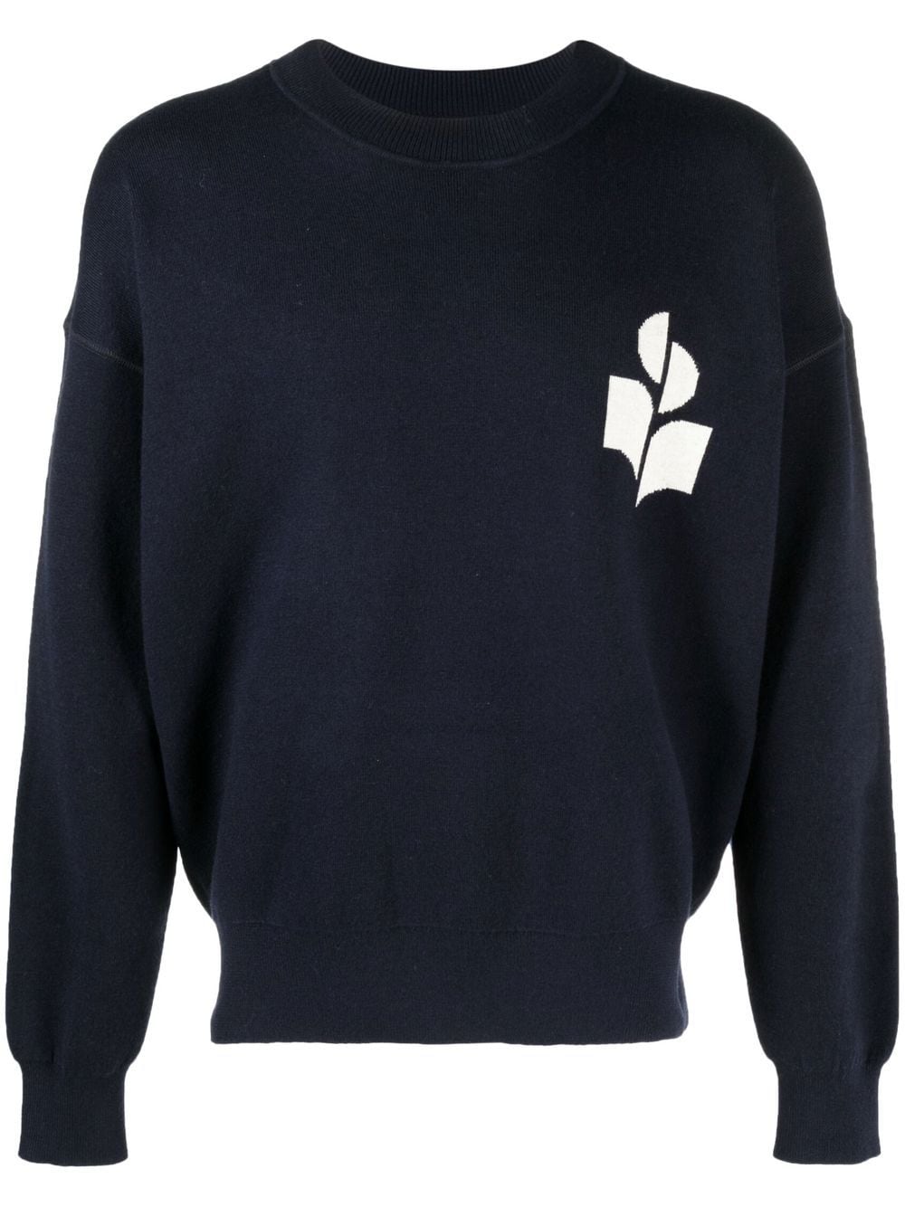 

Isabel Marant sudadera con logo estampado - Azul