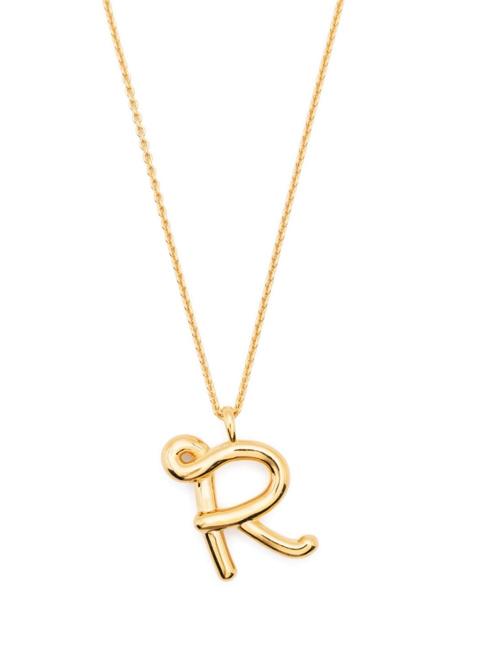 Missoma Curly Molten Initial Pendant Necklace
