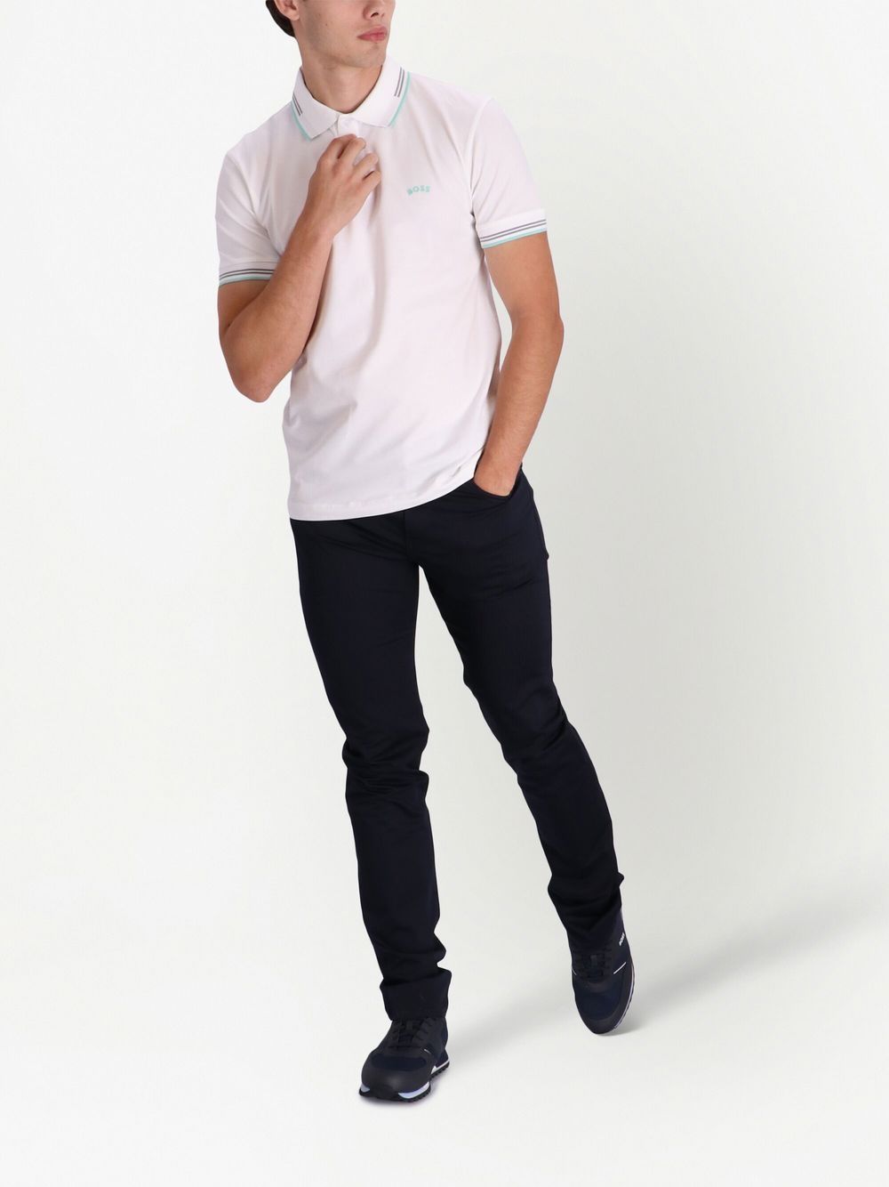 BOSS Slim-fit chino - Zwart