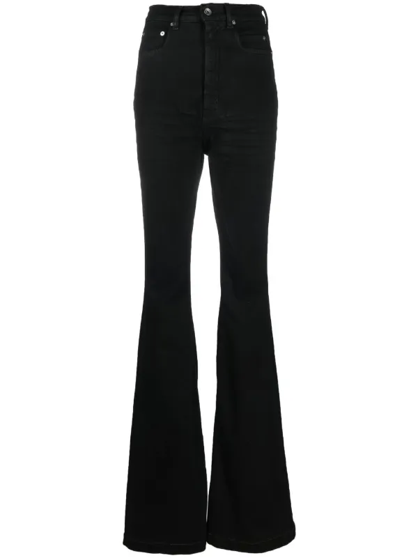 rick owens drkshdw bolan bootcut jeans-