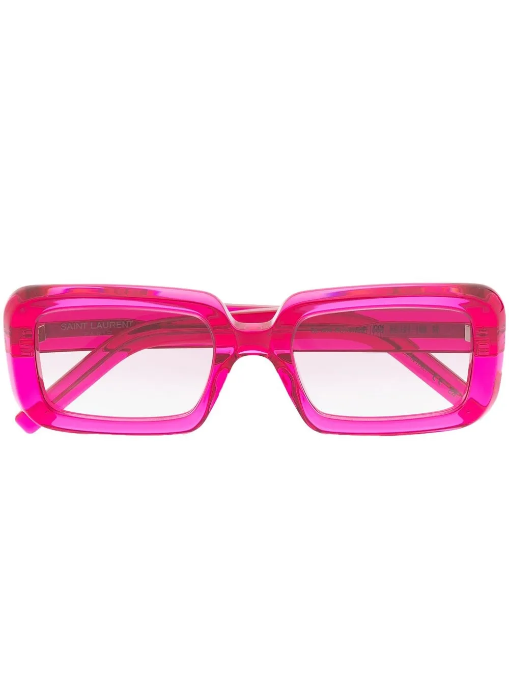 

Saint Laurent Eyewear square-frame tinted sunglasses - Pink